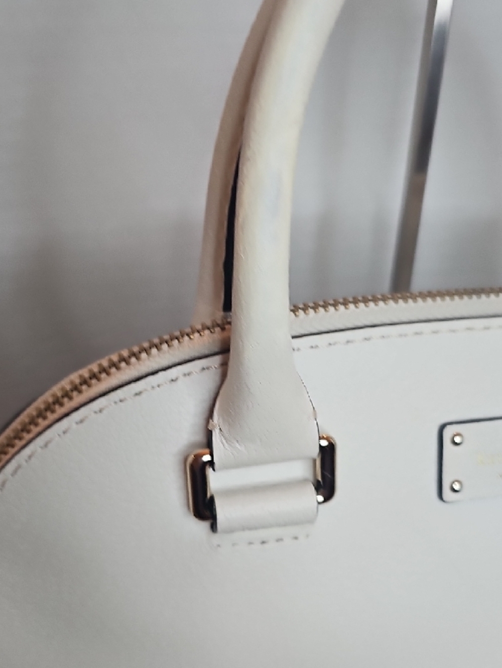 kate spade Black & Cream Two-Tone Dome Satchel - Picture 4 of 10